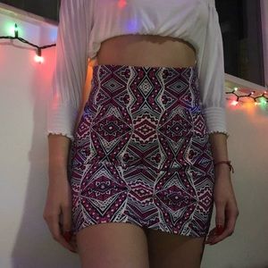 charlotte russe body con mini skirt!